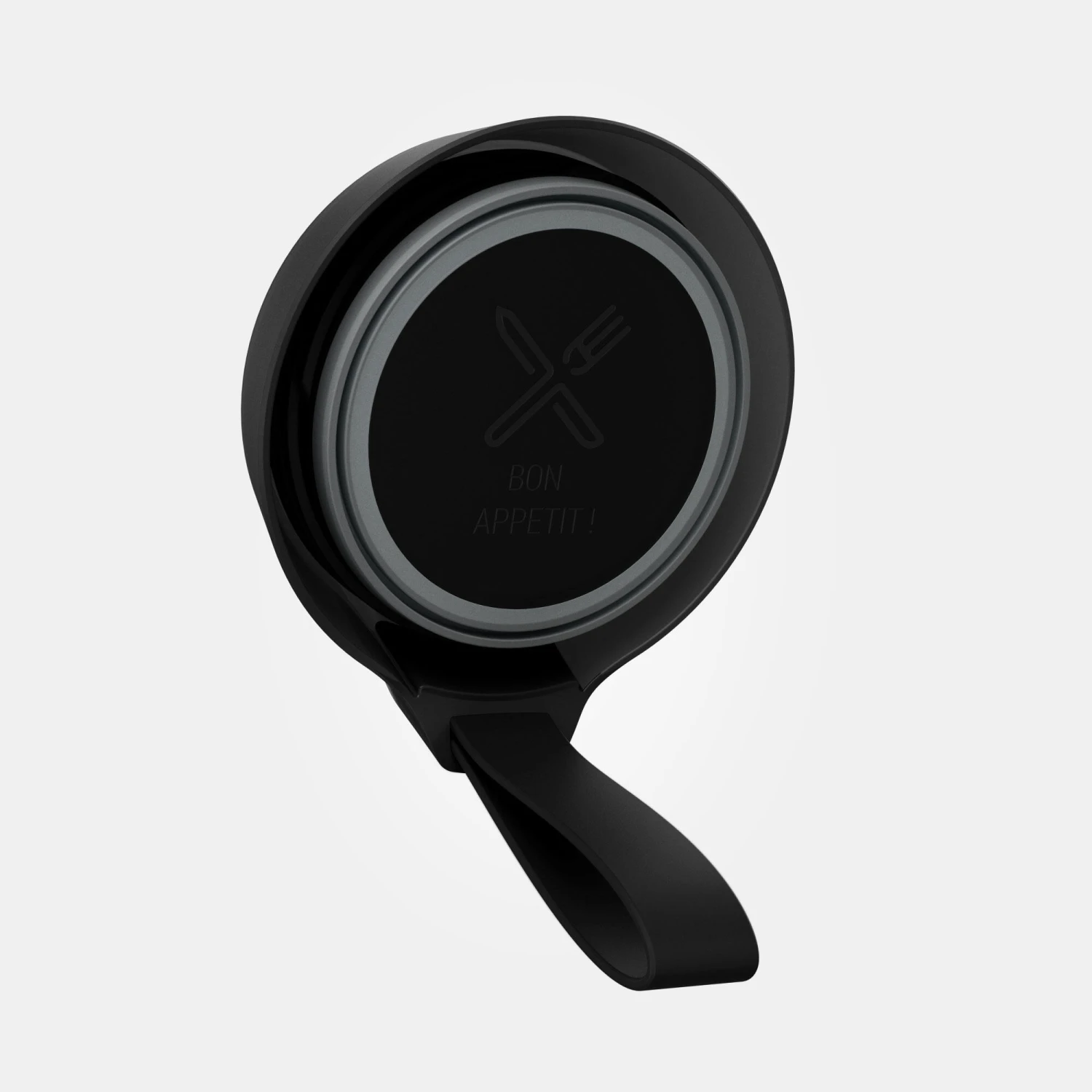 Quechua Stainless Steel Isothermal Food Box For Hiking MH500 0.5 L Black - Image 5