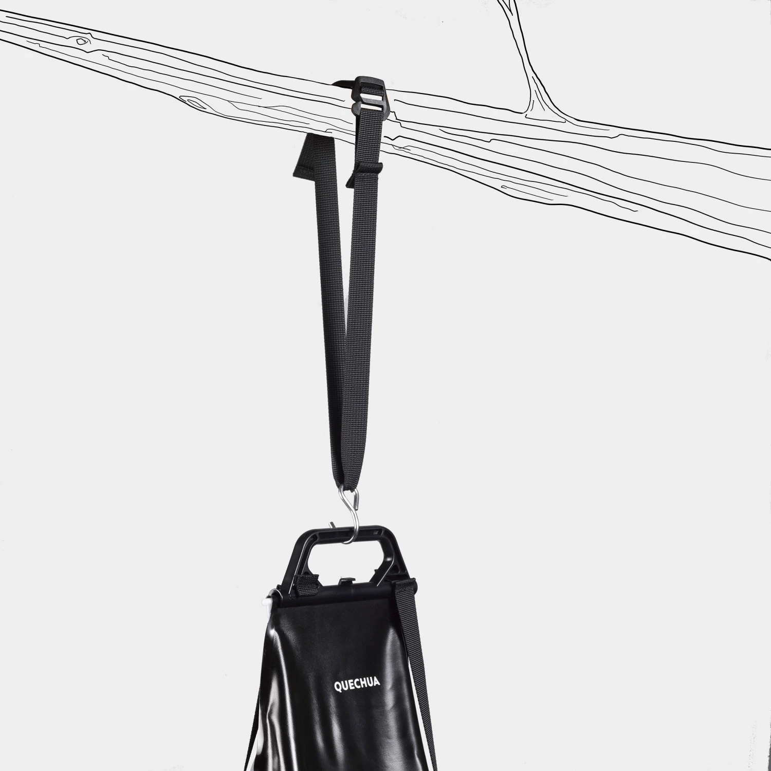 Quechua SOLAR CAMPING SHOWER - 10 LITRES - Image 2