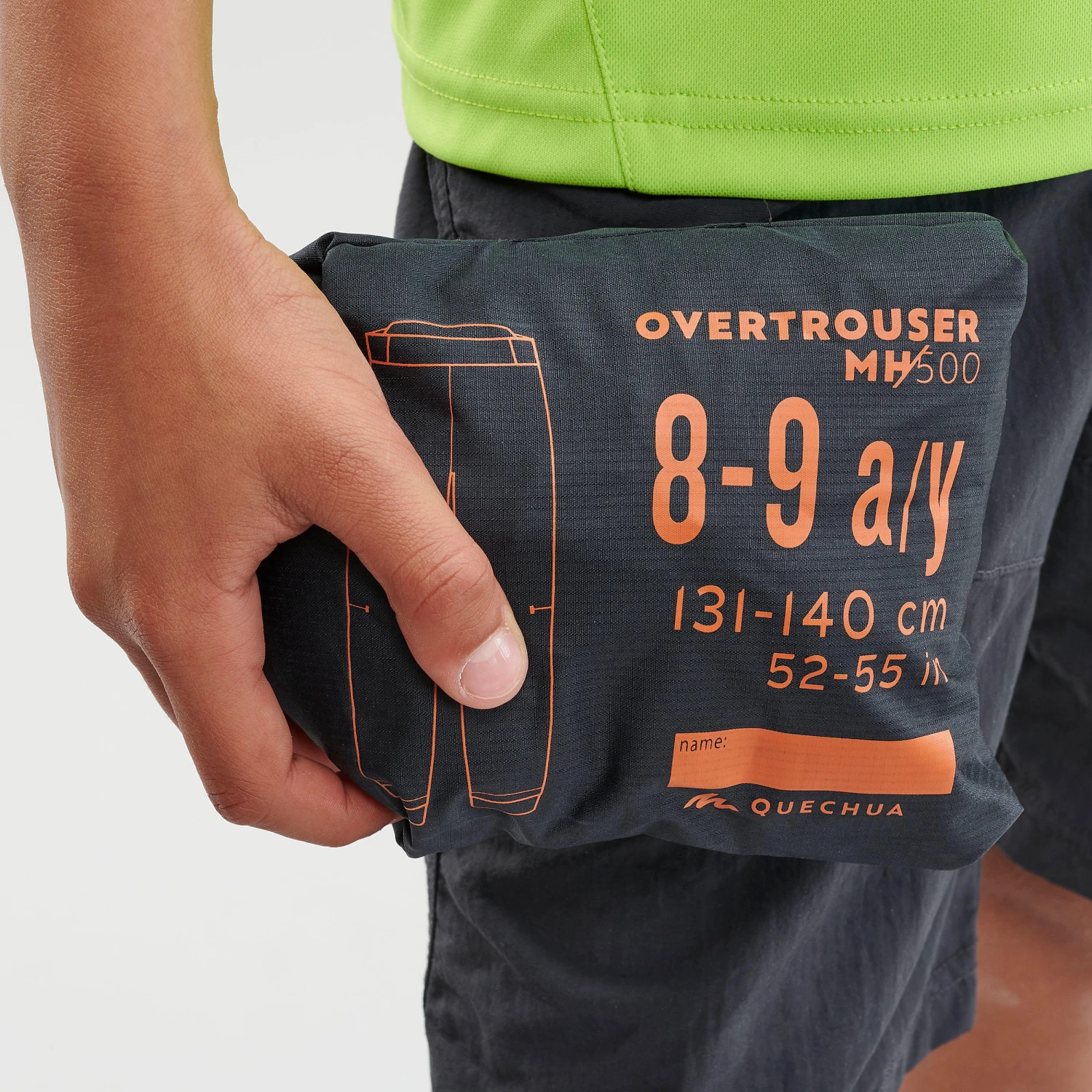 Quechua Kids’ Hiking Over Trousers - MH500 Aged 7-15 - Image 2