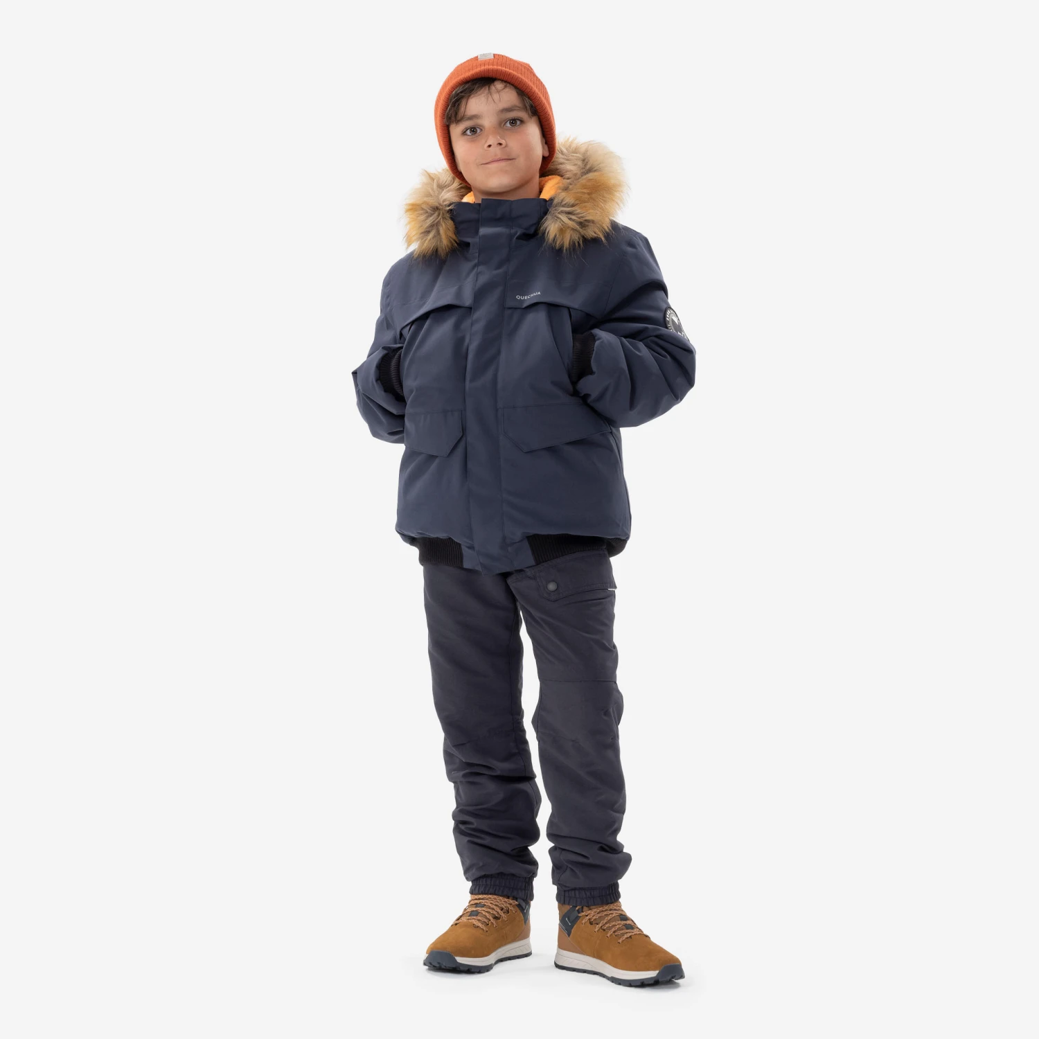 Quechua KIDS’ WARM AND WATERPROOF HIKING JACKET - SH100 -6.5°C - 7 - Image 2