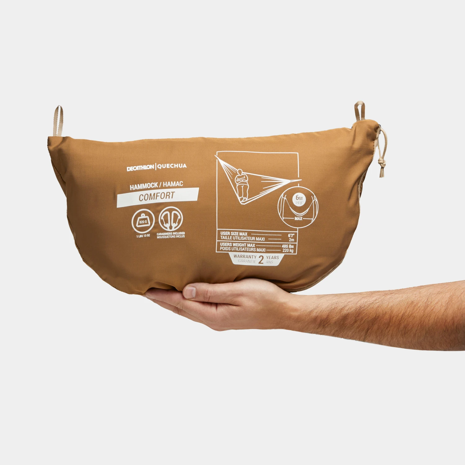 Quechua Two-person Hammock - Comfort 350 X 175 Cm - Image 2