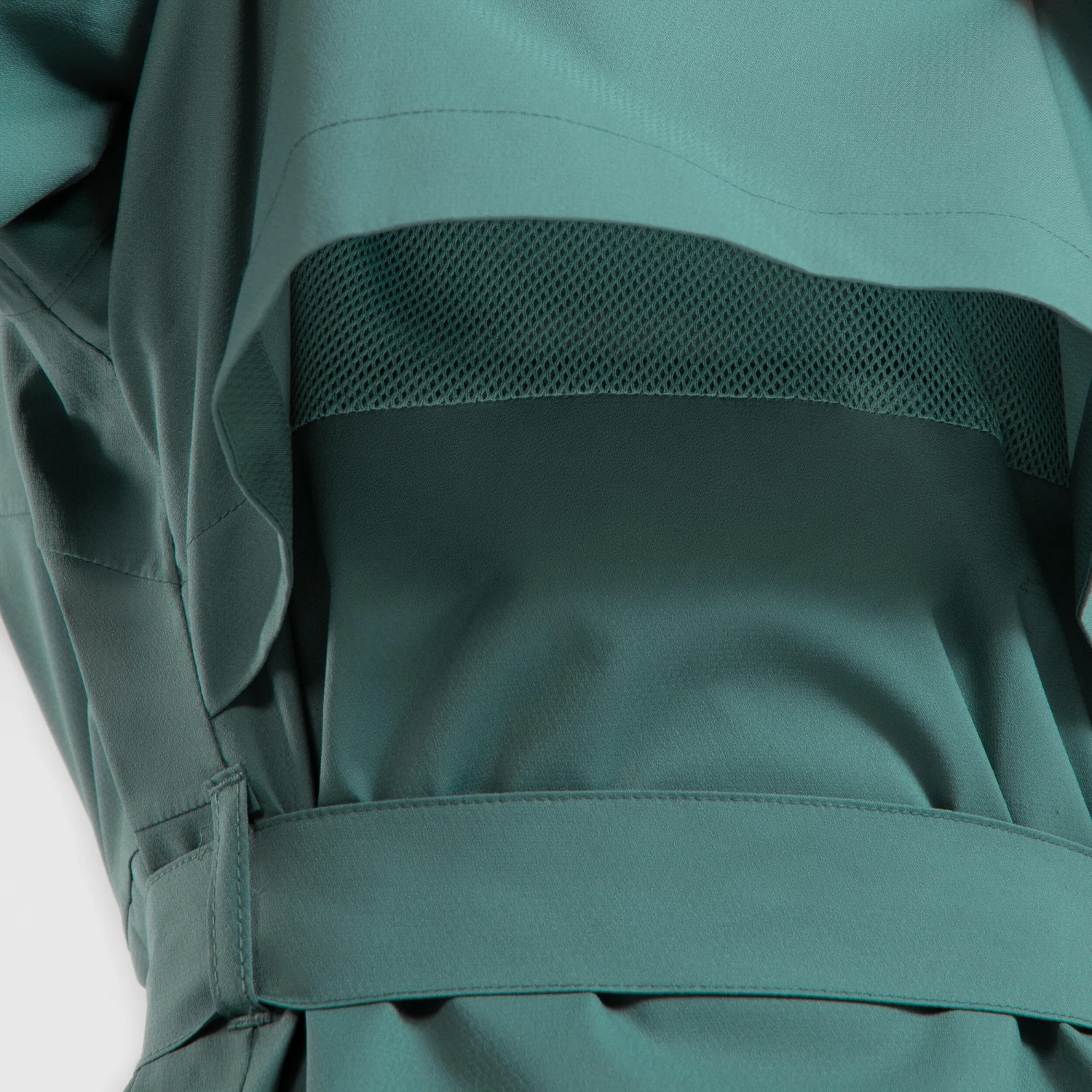 Quechua Women's Hiking Waterproof Longline Jacket Raincut Long Series - Image 8