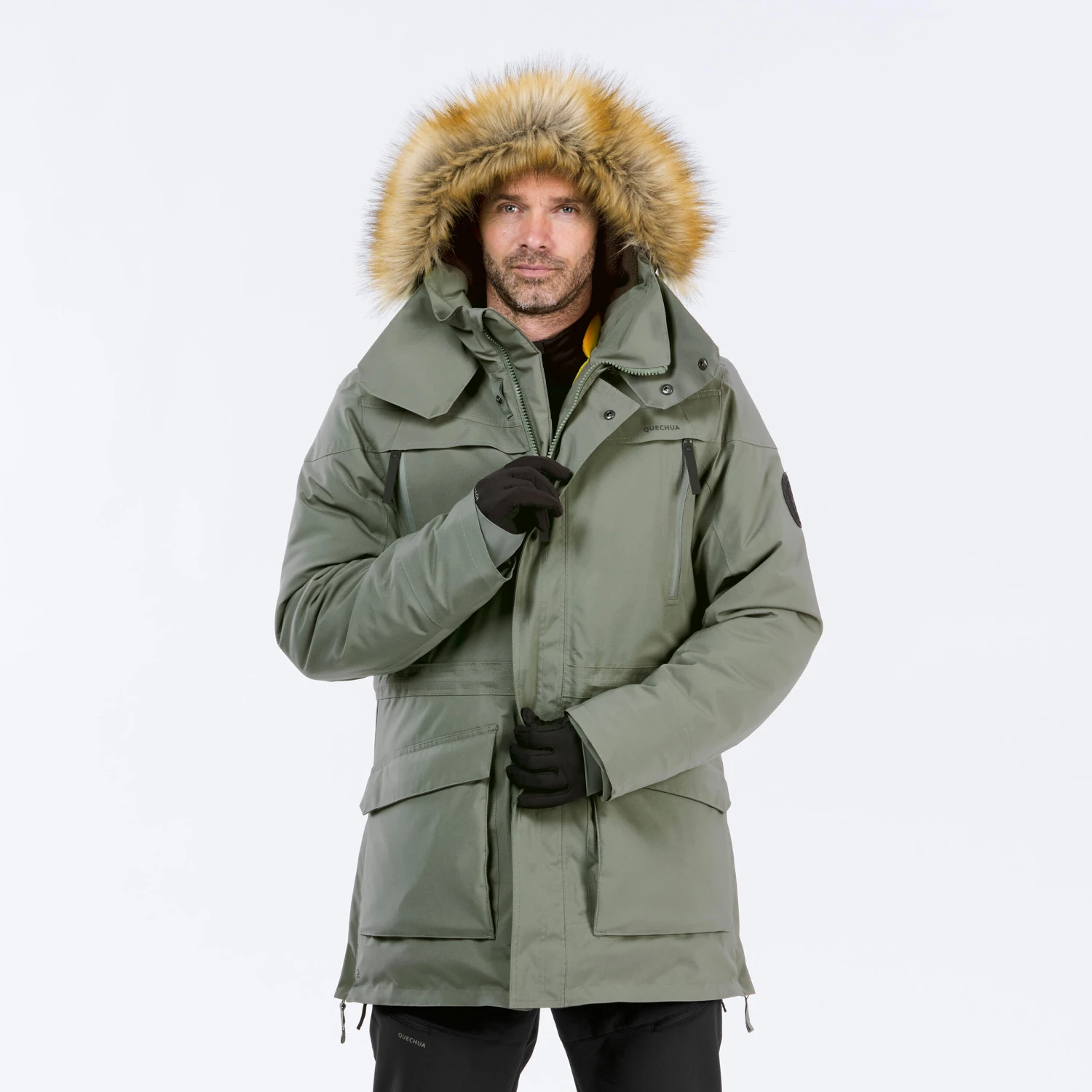 Quechua Men’s Winter Waterproof Hiking Parka - SH900 - Image 2