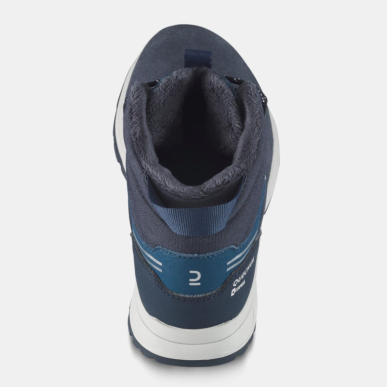 Quechua Kids' Warm And Waterproof SH500 Lace-up Leather Hiking Shoes - Size 2.5 - Image 14