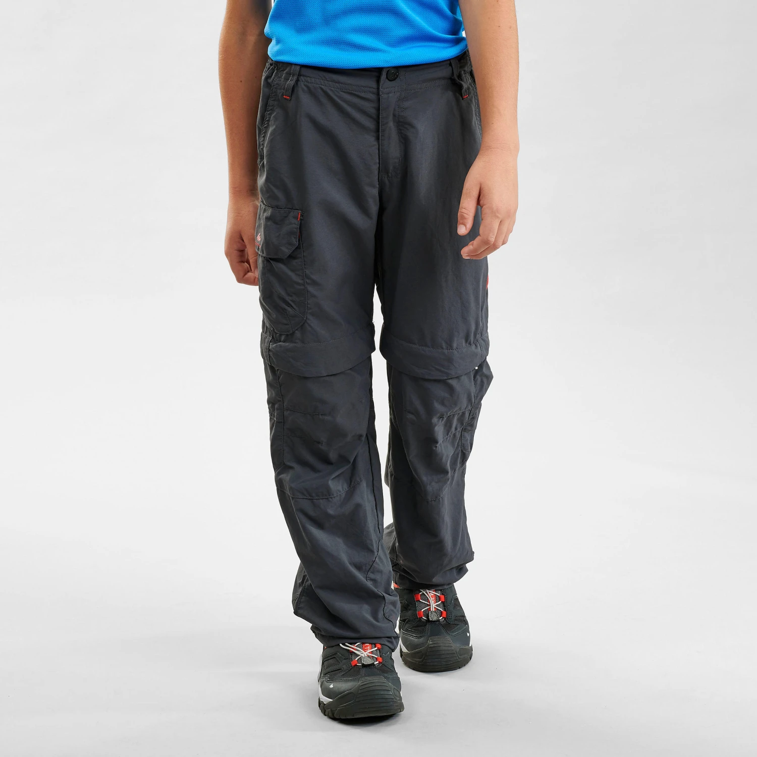 Quechua Kids’ Modular Hiking Trousers MH500 Aged 7 - Image 3