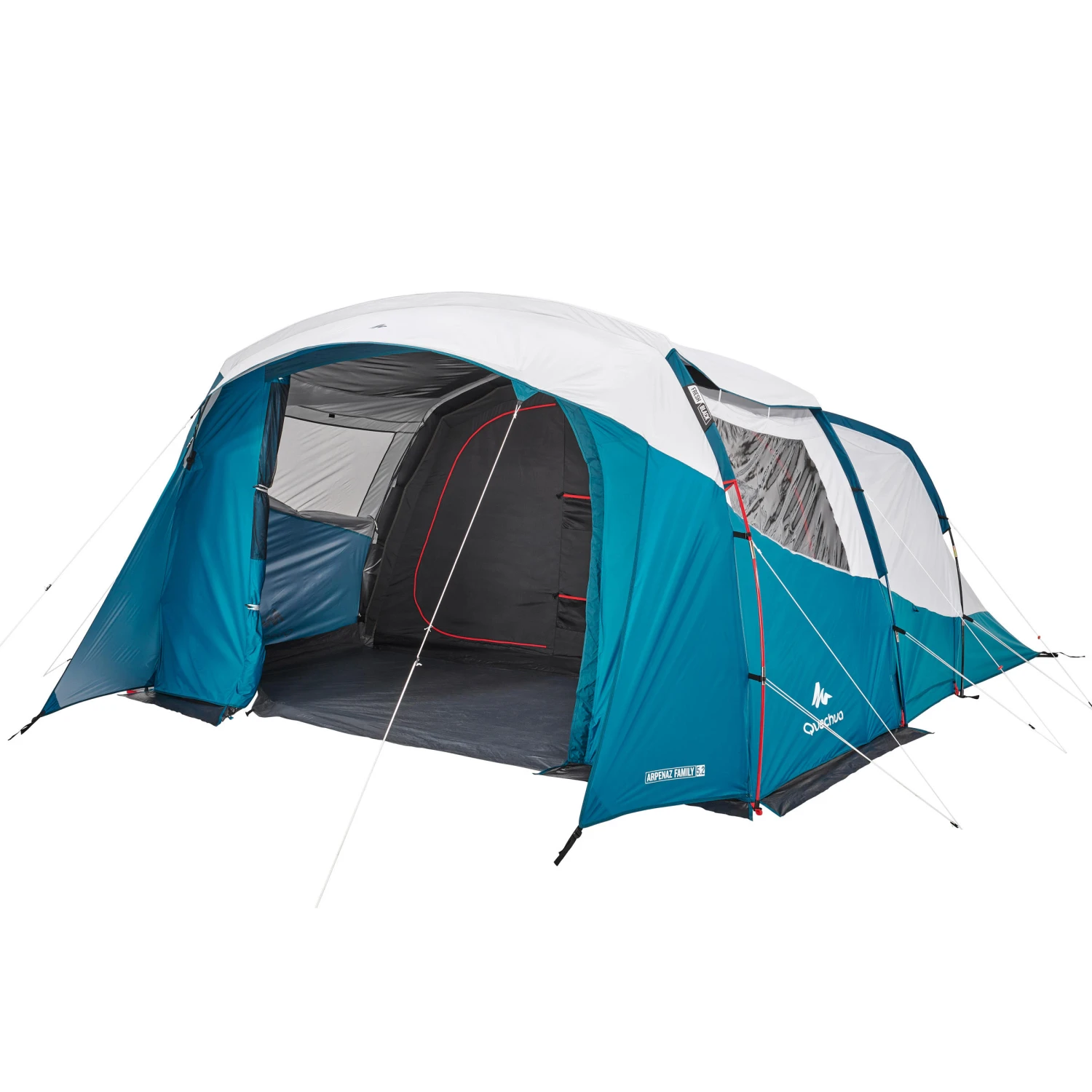 Quechua 5 Man Blackout Tent With Poles - Arpenaz 5.2 F&B - Image 11