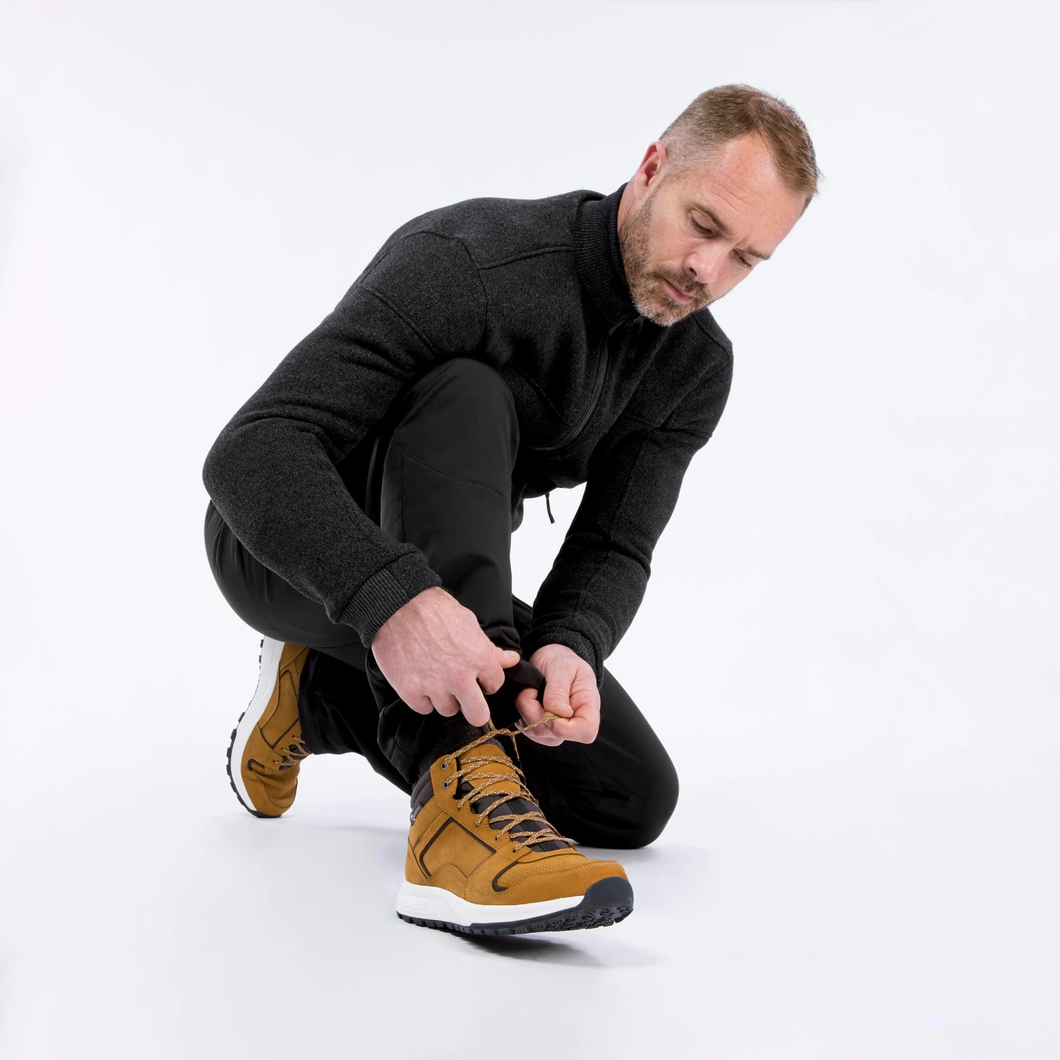 Quechua Men’s Warm And Waterproof Leather Hiking Boots - Image 13