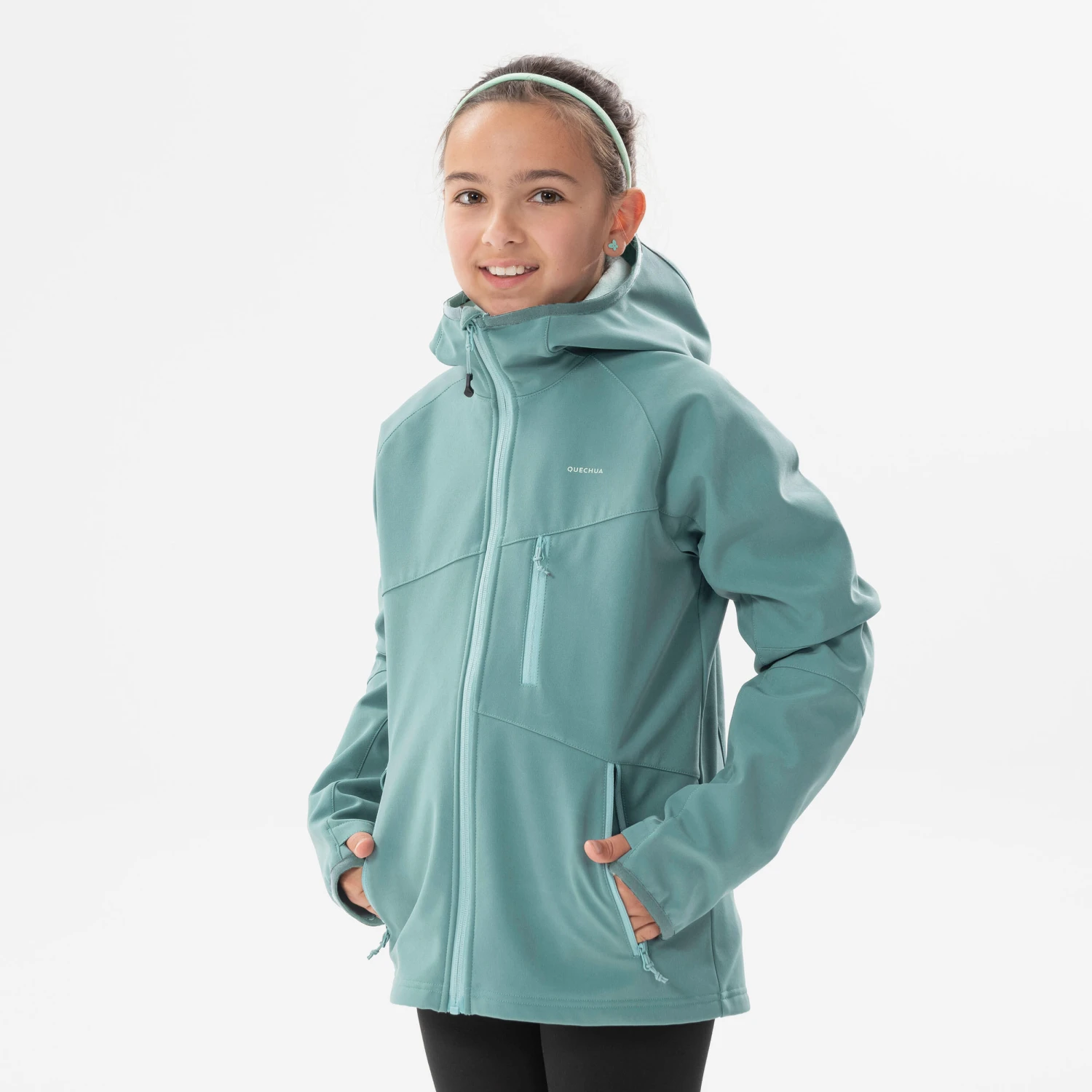 Quechua KIDS’ SOFTSHELL HIKING JACKET - MH550 Aged 7-15 - Image 15