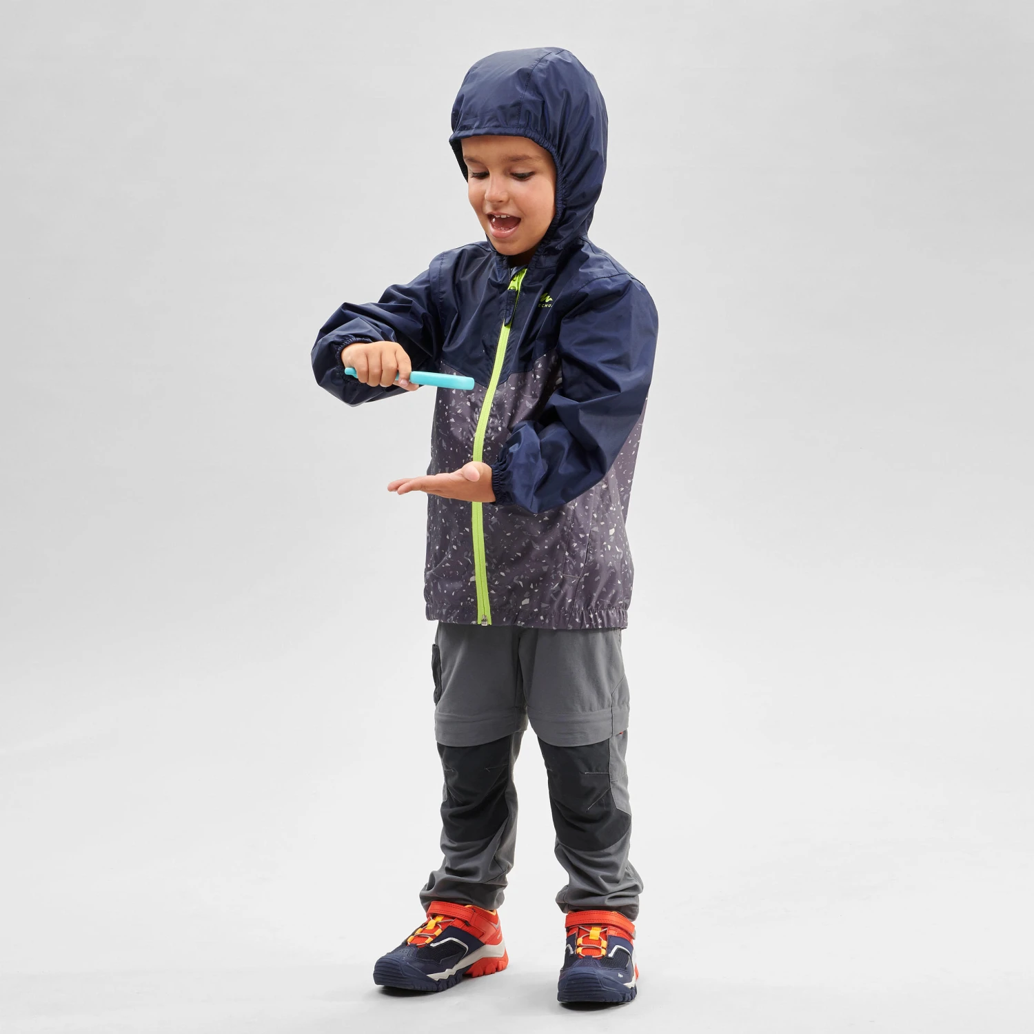 Quechua Kids’ Waterproof Hiking Jacket - MH150 - Aged 2 - Image 13