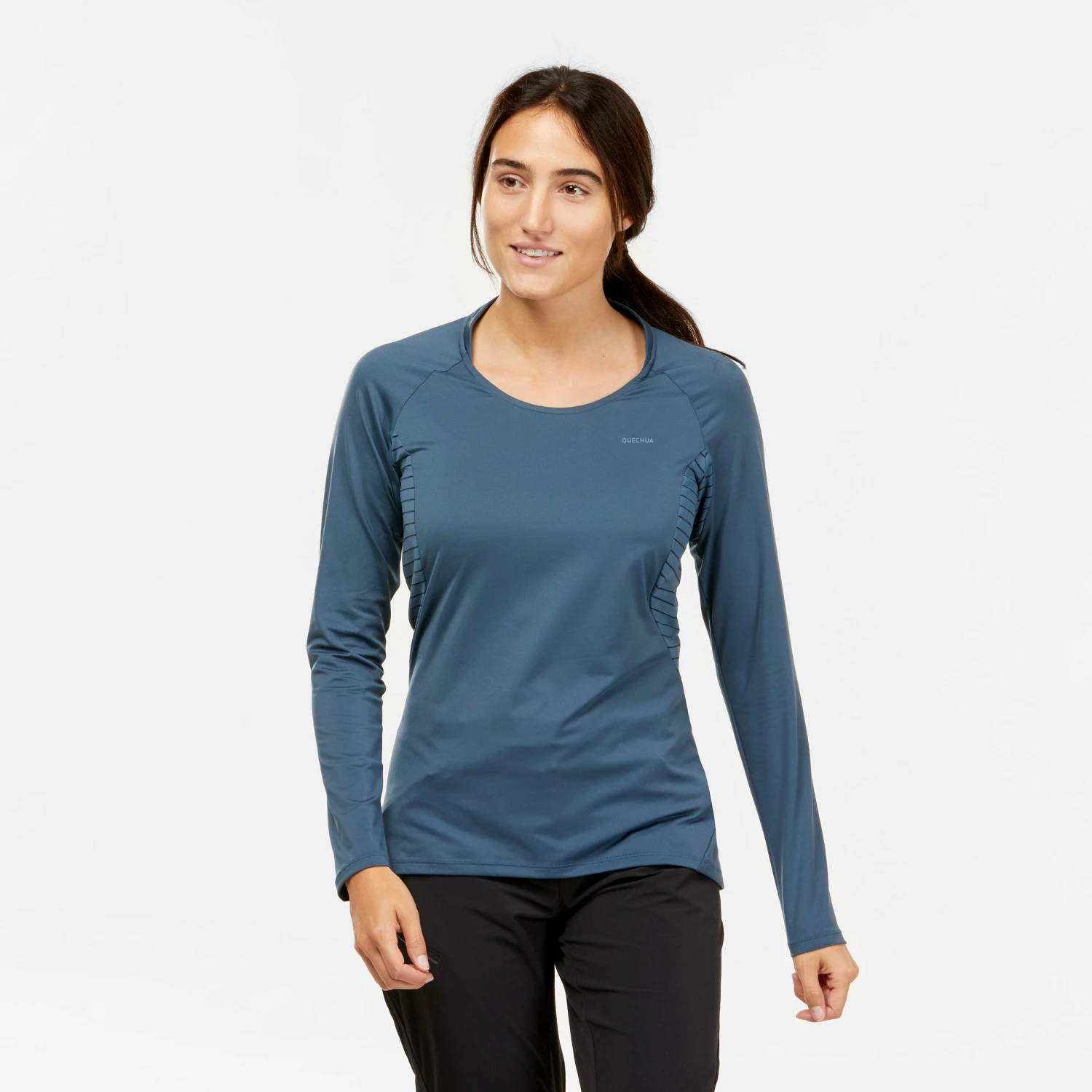 Quechua Women’s Long-Sleeved Mountain Walking T - Image 3