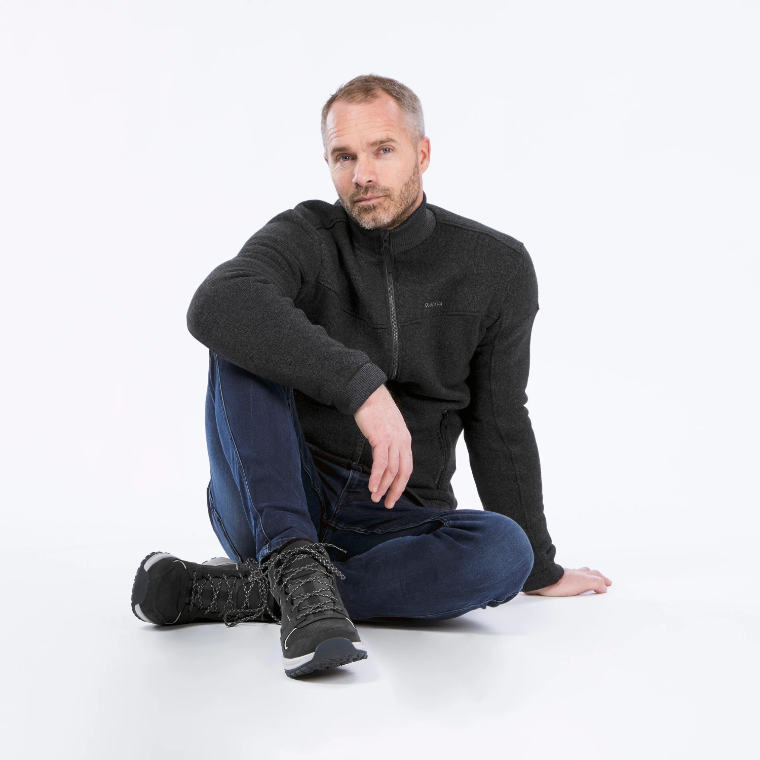 Quechua Men’s Warm And Waterproof Leather Hiking Boots - Image 6