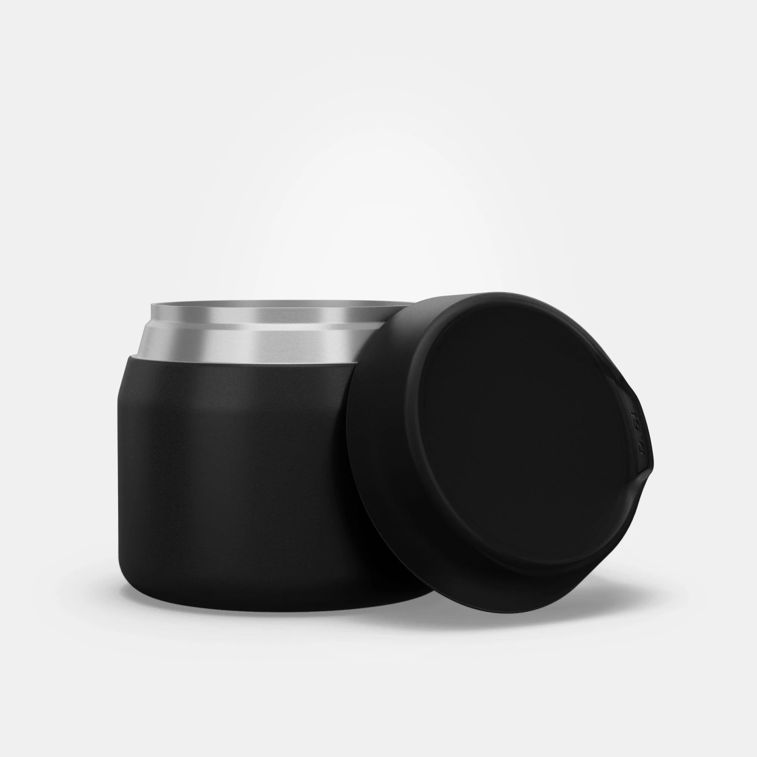 Quechua Stainless Steel Isothermal Food Box For Hiking MH500 0.5 L Black - Image 9