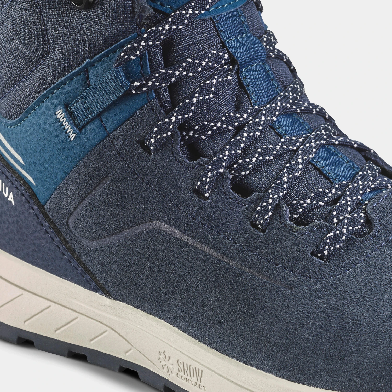 Quechua Kids' Warm And Waterproof SH500 Lace-up Leather Hiking Shoes - Size 2.5 - Image 13